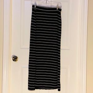 Striped Maxi Skirt